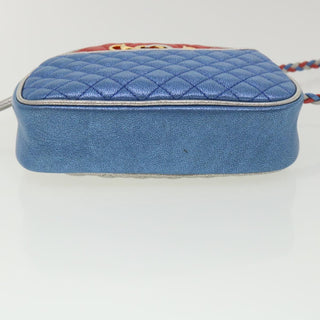 Gucci Trapuntata Camera Shoulder Bag Quilted Laminated Leather