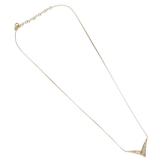 Christian Dior Collar Necklace Metal with Faux Pearls