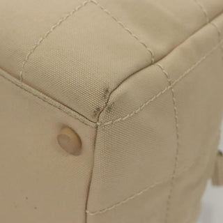 Chanel Chocolate Bar CC Bowler Bag Canvas