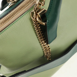 Chloe Bicolor Baylee Satchel Leather