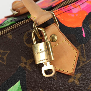 Louis Vuitton Speedy Handbag Limited Edition Monogram Roses