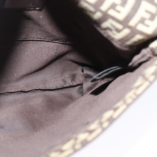 Fendi Mamma Baguette Shoulder Bag Canvas