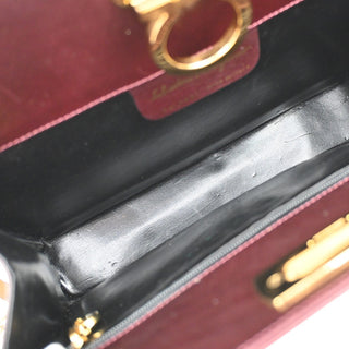Salvatore Ferragamo Gancini Chain Shoulder bag Leather