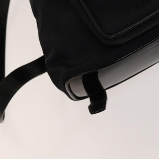 Gucci Vintage Bamboo Backpack Canvas and Leather