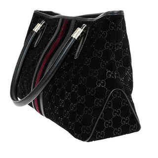 Gucci Web Tote Suede