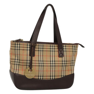 Burberry Nova Check Tote canvas check pattern