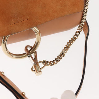Chloe Faye Shoulder Bag Leather and Suede