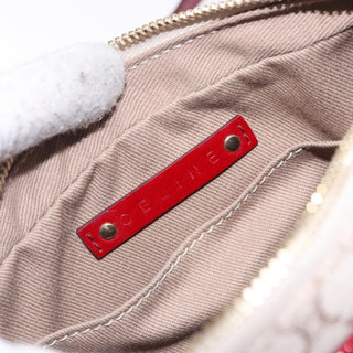 Celine Vintage Macadam Shoulder Bag Canvas