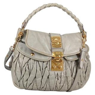 Miu Miu Coffer Hobo Matelasse Leather