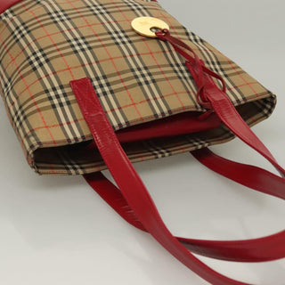 Burberry Nova Check Tote canvas check pattern
