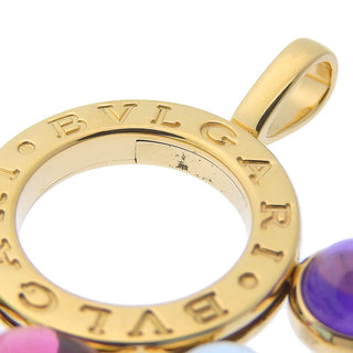Bvlgari Allegra Round Pendant 18 yellow gold Color multicolor