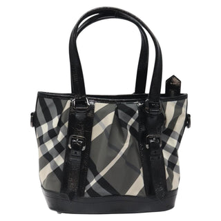 Burberry Lowry Convertible Tote Beat Check Nylon