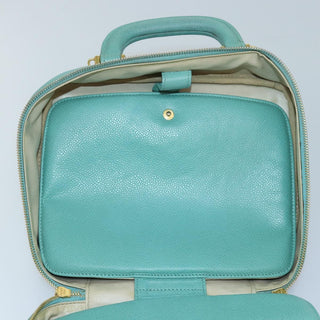 Chanel Vintage Timeless Zip Around Vanity Case Caviar