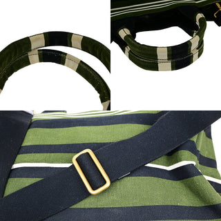 Prada Canapa Righe Canvas