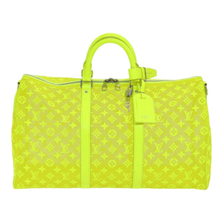 Louis Vuitton Keepall Bandouliere Bag Monogram See Through Mesh