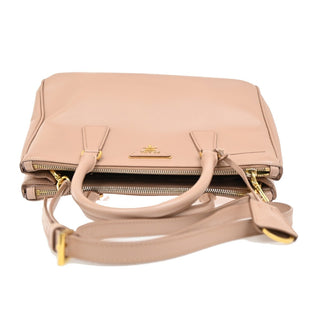 Prada Galleria Double Zip Tote Leather