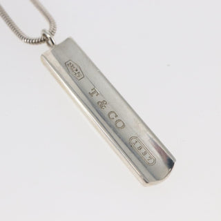 Tiffany & Co. Bar 1837 Pendant necklace Silver 925