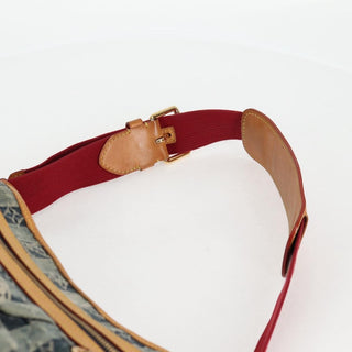 Louis Vuitton Porte Epaule Raye Handbag Striped Monogram Denim