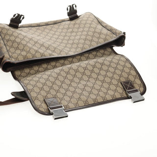 Gucci Interlocking G Messenger Bag GG Coated Canvas