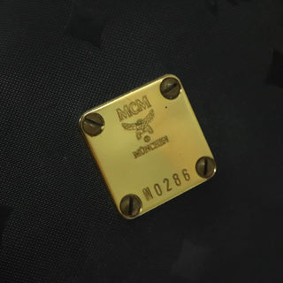 MCM Visetos logogramme Handbag Canvas and Leather