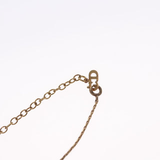 Christian Dior CD Pendant Necklace Metal