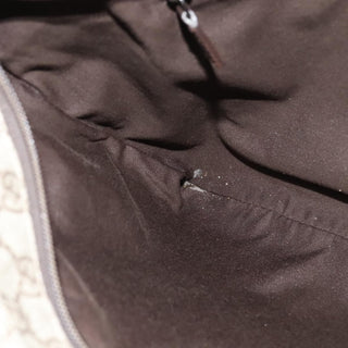 Gucci Zip Top Messenger Bag GG Coated Canvas