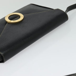 Celine Vintage Circle Logo Crossbody Bag Leather