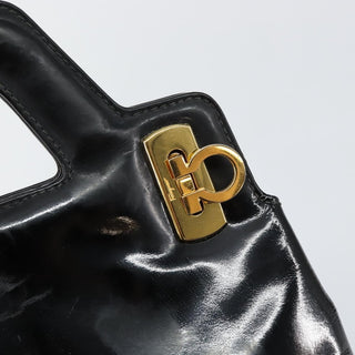 Salvatore Ferragamo Wanda Handbag Patent Leather