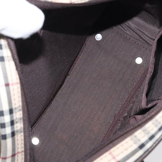 Burberry Nova Check Bowling Bag Canvas