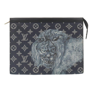 Louis Vuitton Pochette Voyage Limited Edition Chapman Savane Monogram Canvas