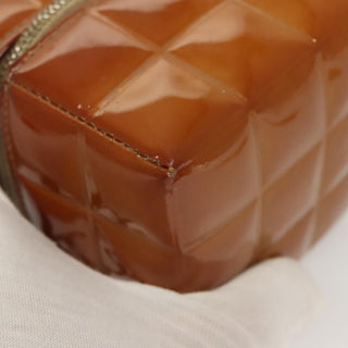 Chanel Rubiks Cube Wristlet Quilted Patent