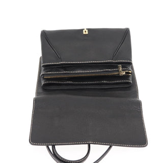Salvatore Ferragamo Flap Shoulder Bag Leather
