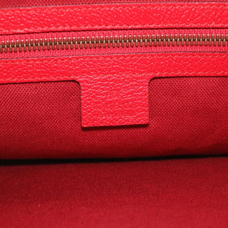 Gucci Logo Drawstring Backpack Striped Canvas