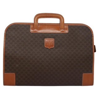 Celine Macadam Briefcase Canvas and leather