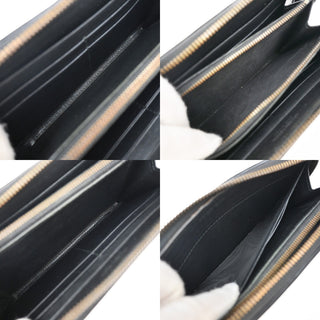 Bottega Veneta Intrecciato Long Zip  Wallet Leather