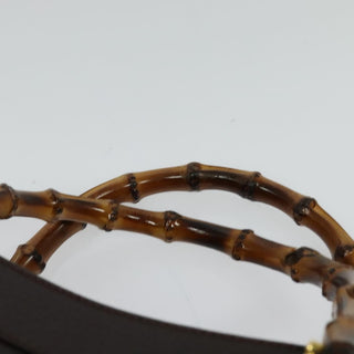 Gucci Bamboo Handle Tote Leather