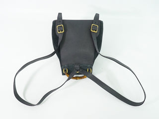 Gucci Vintage Bamboo Backpack Suede