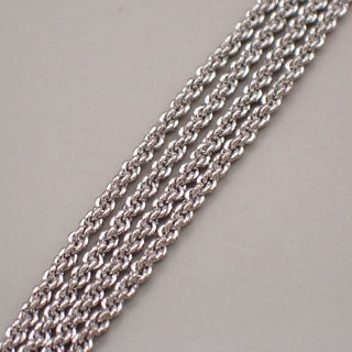 Christian Dior CD Logo necklace Silver-Plated