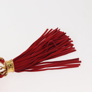 Chanel Vintage Tassel Full Flap Shoulder Bag Quilted Suede