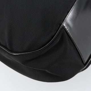 Gucci Vintage Bamboo Handle Open Hobo Nylon