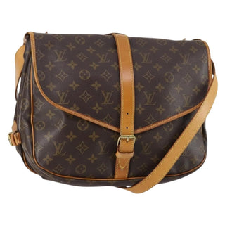 Louis Vuitton Saumur Handbag Monogram Canvas