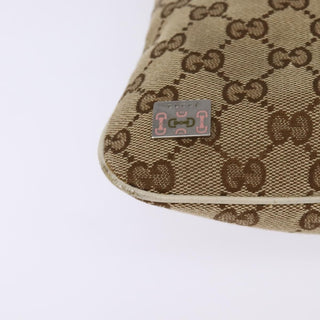 Gucci Flat Messenger Bag GG Canvas