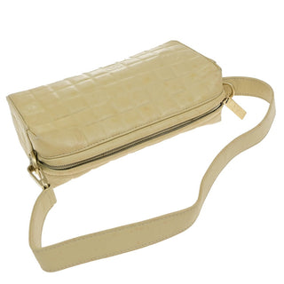 Chanel Chocolate Bar Shoulder Bag Quilted Leather