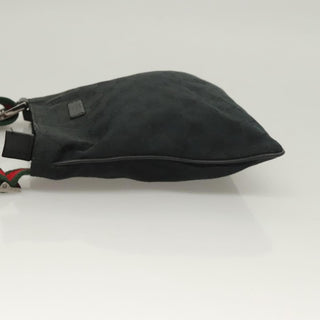 Gucci Web Strap Zip Messenger Bag GG Canvas