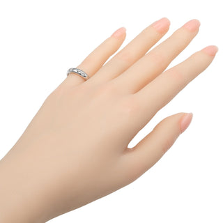 Cartier Stella Band Ring 18K White Gold and Diamonds