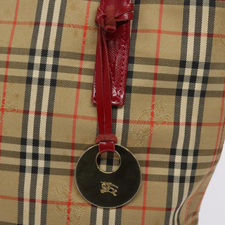 Burberry Nova Check Tote canvas check pattern