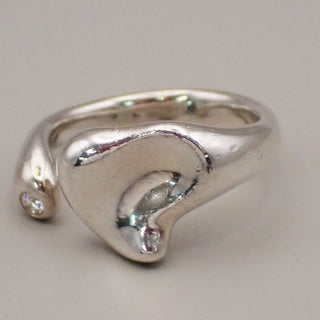 Tiffany & Co. Elsa Peretti Full Heart Ring Silver
