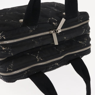 Chanel Travel Line Boston Bag Printed Nylon