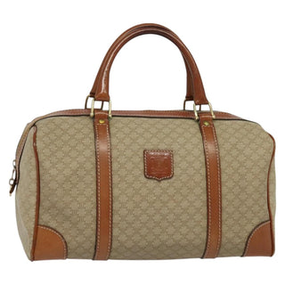 Celine Vintage Duffle Bag Macadam Coated Canvas