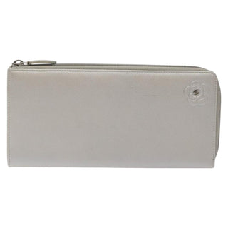 Chanel Camellia Zip Around Organizer Leather